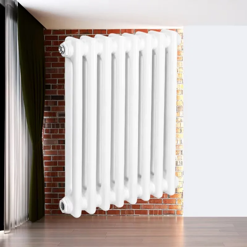 0lClassic Home Heating Radiatori di riscaldamento a doppia colonna in acciaio a basso tenore di carbonio Circolazione dell'acqua calda Sistemi HVAC per la casa e l'hotel Us 5