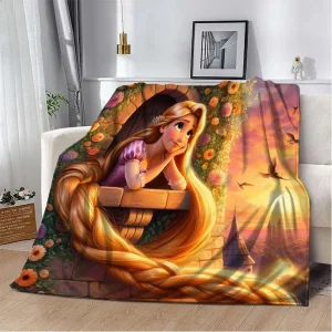 31 Style Disney All Princess coperta Soft Fluffy Cartoon Throw bambini peluche trapunta ragazza coperte per bambini per divano letto regali di nascita 1