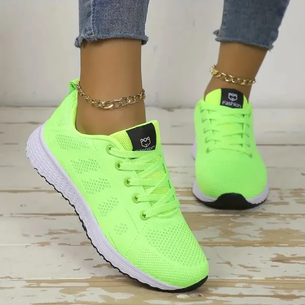 Scarpe basse casual da donna Scarpe sportive Scarpe da ginnastica traspiranti in mesh Scarpe da donna Scarpe da ginnastica femminili con plateau per donna Basket Tenis Feminino 4