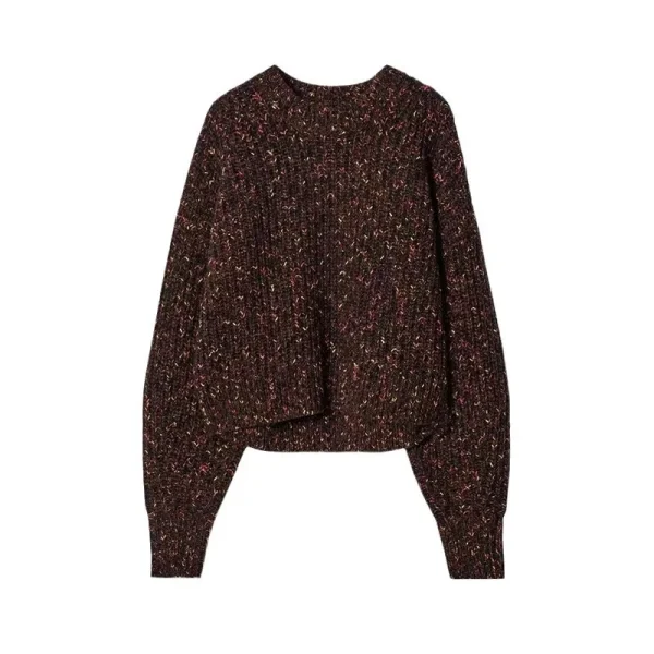 2025 maglione girocollo a maniche lunghe maglioni larghi da donna zr 250110 1