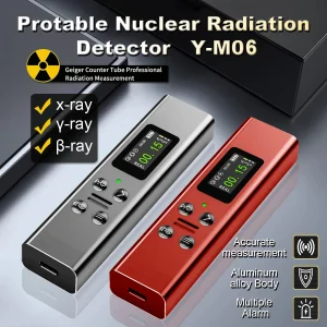 Contatore Geiger portatile Rilevatore di radiazioni nucleari Dosimetro di radiazioni personali Rilevatore di radiazioni del misuratore ricaricabile a raggi β X γ 1