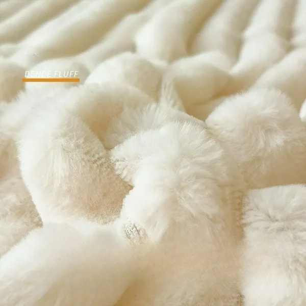 Bonenjoy Lenzuolo caldo in peluche Lenzuolo con angoli in tinta unita con cinturino elastico Copriletto caldo Copriletto morbido per camera dei bambini per adulti 2