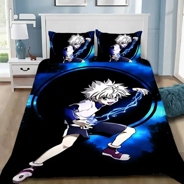 Cartoon Football Copripiumino Hunter X Hunter Federa Set di biancheria da letto Per adulti Ragazzi Ragazze Decorazione camera da letto Singolo Doppio Dimensioni 3