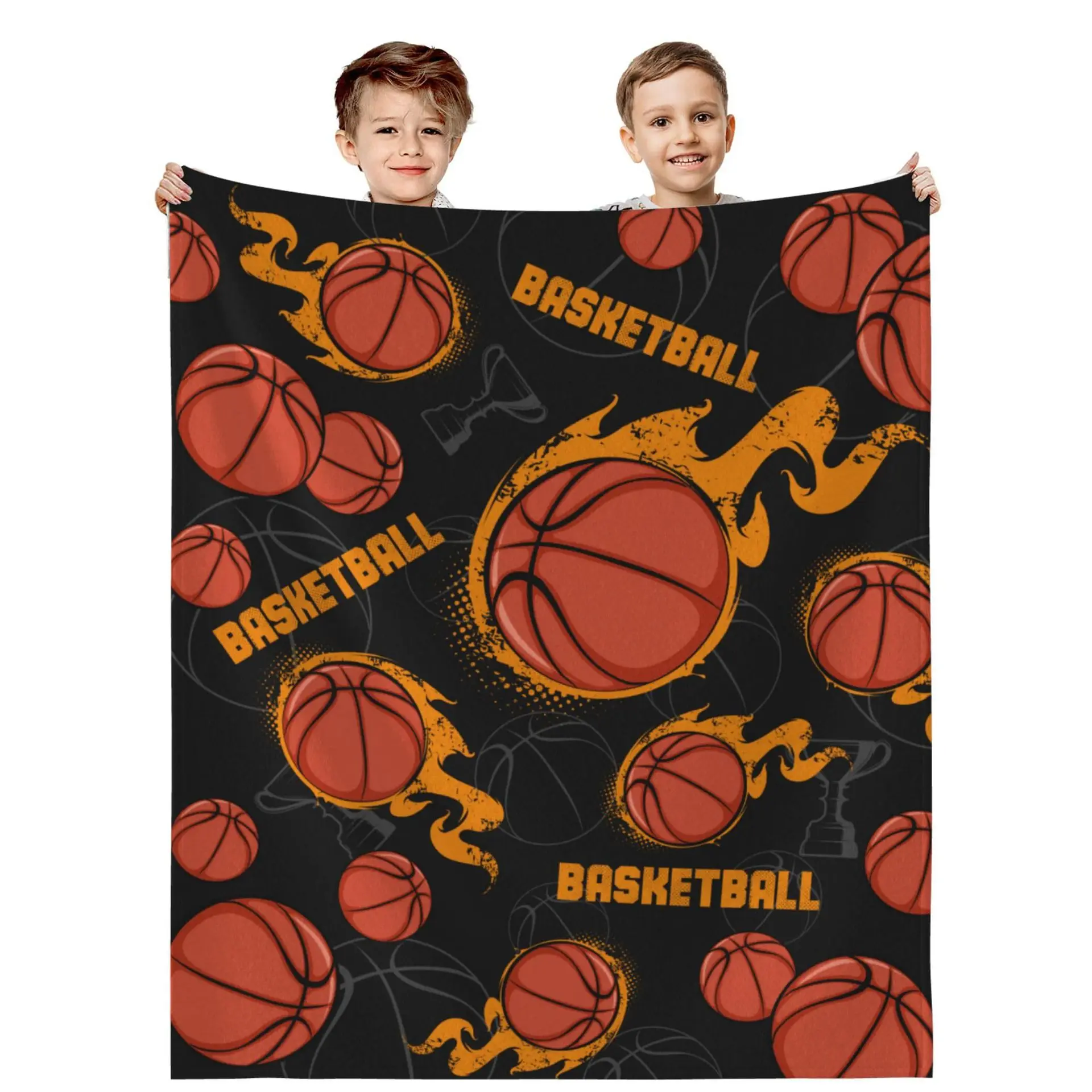 Collezione di modelli di basket Coperta stampata per divano letto Viaggi Campeggio Soggiorno Coperta condizionata per ufficio 1