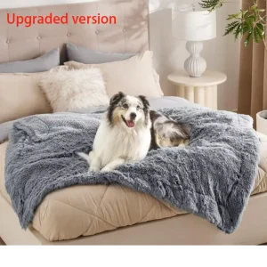 Coperta impermeabile per animali domestici Coperte per cani a prova di pipì liquide per divano letto Divano Shaggy Copertura protettiva reversibile per mobili di grandi dimensioni 1