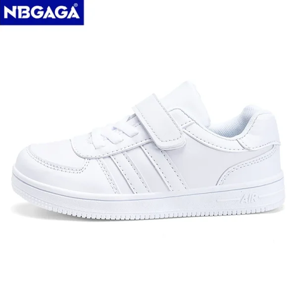 Ragazzo Bambini Sneakers Scarpe bianche per ragazze Sport Tenis Casual Bambini Scuola Scarpe da corsa da passeggio Antiscivolo Taglia 28-39 5