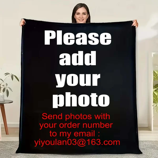 Coperta fotografica personalizzata Stampa personalizzata su richiesta Dropshipping Coperte calde per fidanzato ragazza 1