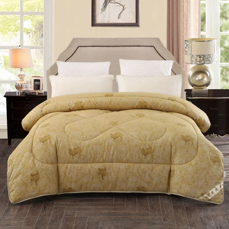 Formtheo Calda coperta doppia in lana di cammello invernale 2 piumini trapuntati per dormire 200 * 230 cm 1