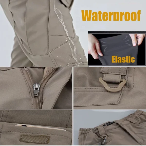 Pantaloni da combattimento tattici Gargo da uomo primavera autunno elastico campeggio escursionismo trekking arrampicata pantaloni da esterno Softshell pantaloni ad asciugatura rapida 4