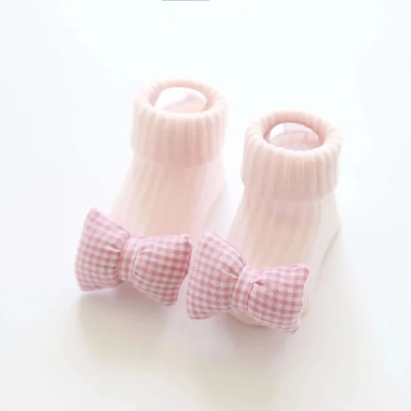 1 paio di calzini per bambini in cotone per ragazze e ragazzi, in gomma antiscivolo, per bambini, cartoni animati, per bambini, autunno, primavera, regalo per neonati 6