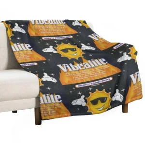Vibealite Classic Rave Flyer falò notte coperta speciale coperta singola coperta soffice