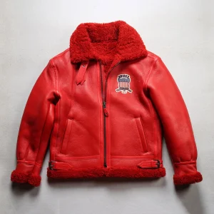 Cappotto di pelliccia di AVIREX da uomo in pelliccia di montone originale one outwear warm cold retro leisure Shi addensato giacca di pelle da volo invernale 1