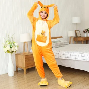 Donne Del Fumetto Onesies Canguro Animale Pigiama Kigurumi Tutina Per Adulti Pigiama Per Il Corpo Intero Femminile Costumi Cosplay di Halloween 1