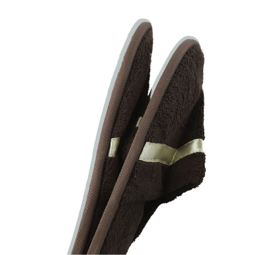 Pantofole da Hotel economiche in pile corallo pantofole da viaggio per SPA antiscivolo morbide scarpe da ospite per la casa pantofole All-inclusive pantofole in tinta unita 6