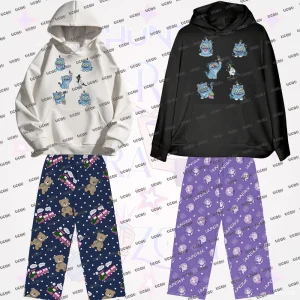 KPop Demon Hunters Tiger Felpe con cappuccio con pigiama 2025 KPop Demon Hunters Tiger Felpa per uomo Donna Moda Felpa con cappuccio per bambini 1