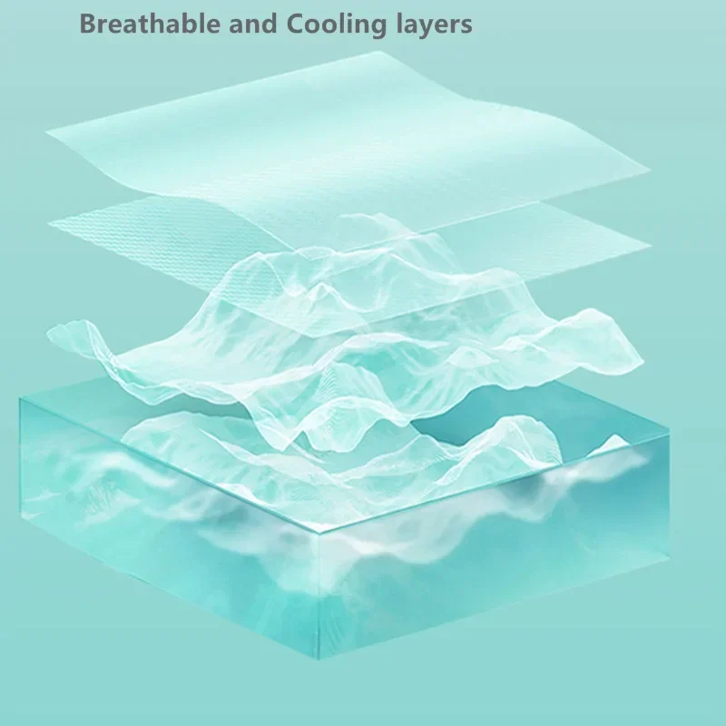 Coperte rinfrescanti dal ghiaccio Piumino traspirante e liscio per aria condizionata Trapunta estiva leggera con tessuto rinfrescante a freddo a doppio lato 3