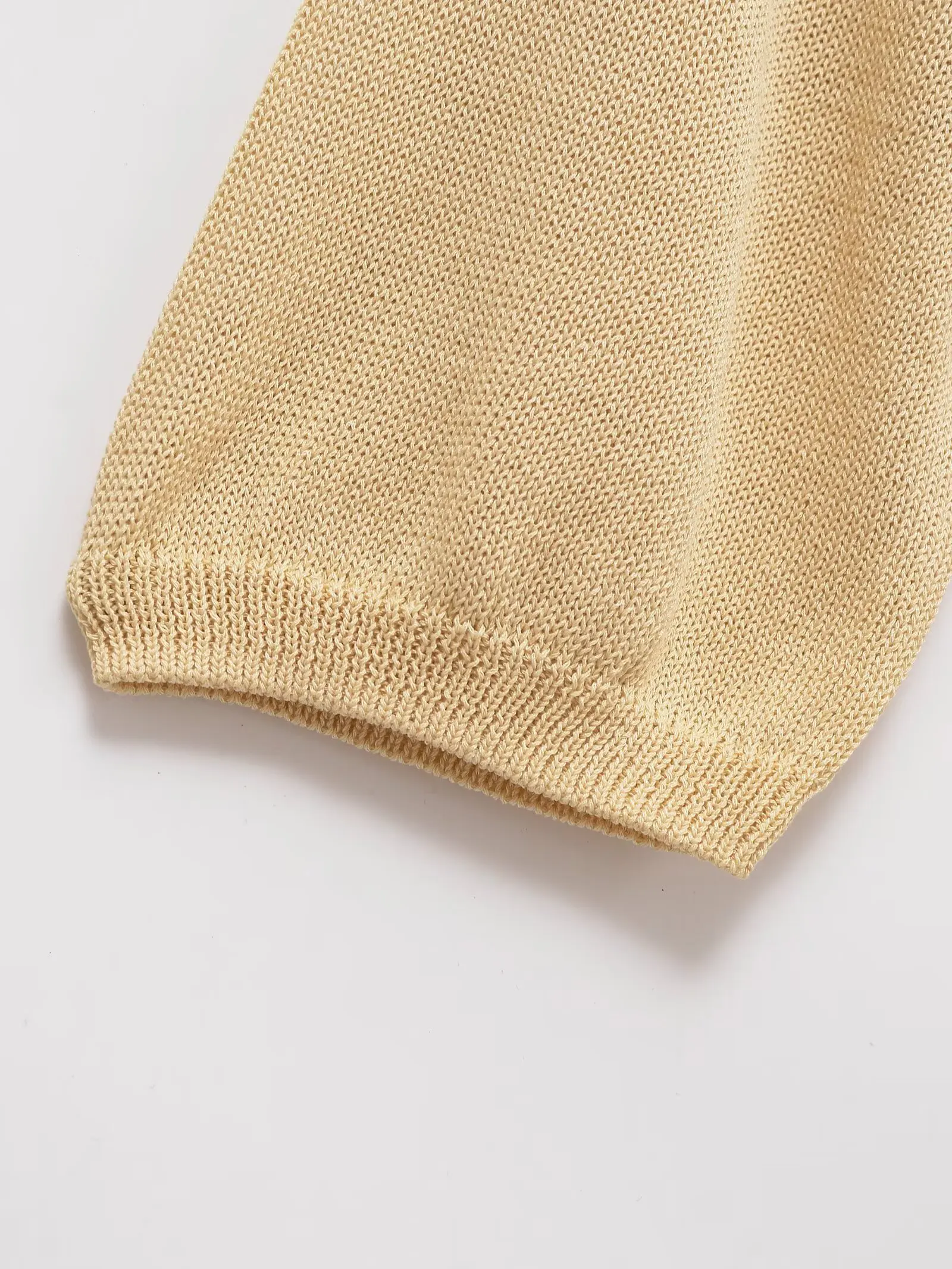 Maglione lavorato a maglia a maniche larghe da donna elegante e rilassante Pullover da strada Maglieria casual con scollo a O con maniche larghe sotto il gomito 5