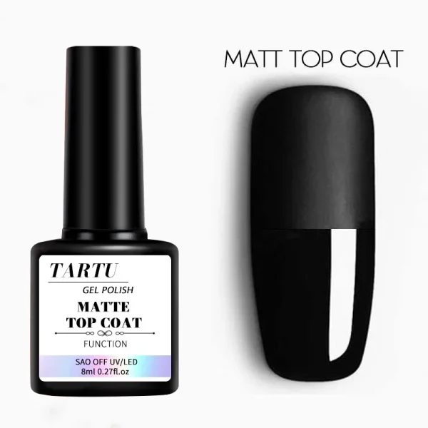 1 pz/2 pezzi/3 pezzi 8 ml set funzionale per nail art in gel con rivestimento base e top coat con diamanti, top opaco, soak off per lo strumento di progettazione di nail art 5