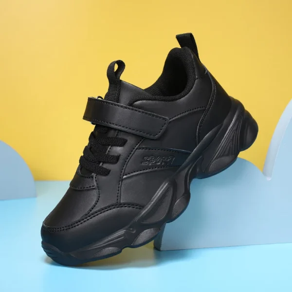 Nuove scarpe da tennis per bambini Studenti Scarpe Scool Scarpe sportive da ragazzo di moda Scarpe da ginnastica con suola morbida antiscivolo per bambini 4