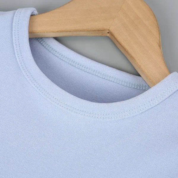 Set di biancheria intima termica per bambini ragazzi mutandoni con maglione di cotone imbottito in pile pigiama invernale 6