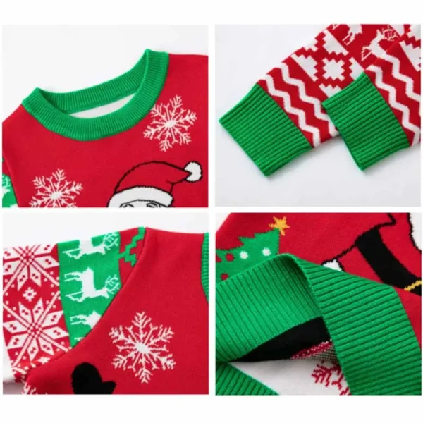 Maglione natalizio Moda per bambini Pullover Ragazzi Cartoon Maglione casual Ragazze Girocollo lavorato a maglia Autunno Nuovi bambini Abbigliamento invernale 5