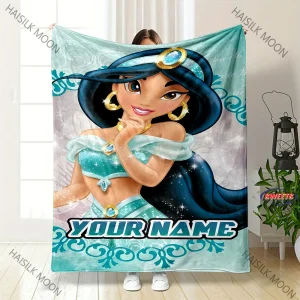 6 dimensioni Disney personalizzato nome personalizzato principessa coperta divano letto copertura quattro stagioni soffice trapunta coperta regalo per gli amici 1