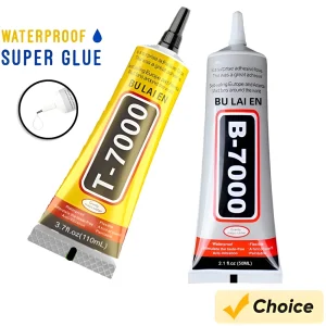 15ML 50ML 110ML B-7000 Adesivo trasparente per riparazione telefono a contatto Colla universale per vetro plastica fai da te T7000 con colla applicatore di precisione 1