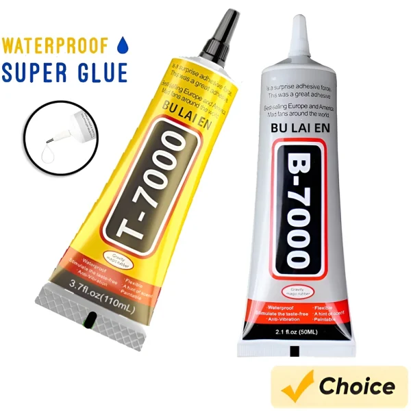 15ML 50ML 110ML B-7000 Adesivo trasparente per riparazione telefono a contatto Colla universale per vetro plastica fai da te T7000 con colla applicatore di precisione 1