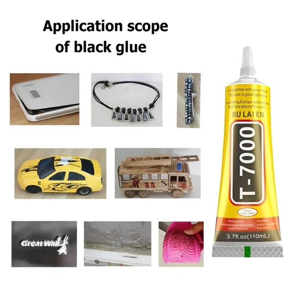 15ML 50ML 110ML B-7000 Adesivo trasparente per riparazione telefono a contatto Colla universale per vetro plastica fai da te T7000 con colla applicatore di precisione 6