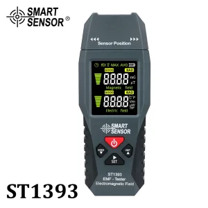 Rilevatore EMF di resistenza elettrica magnetica del Tester di radiazione del campo elettromagnetico digitale professionale con misurazione della temperatura 1