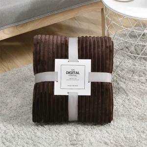 1pc soffice coperta di velluto corallo aria condizionata flanella peluche confortevole addensato e caldo tinta unita coperta copriletto 1