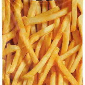 Patatine fritte 3D Divertente cibo realistico Coperta ultra morbida 50 "x 40" Viaggio per tutte le stagioni Divano letto Dormitorio Decor Biancheria da letto Camera da letto 1