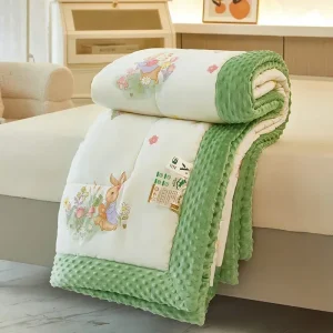 2023 New Doudou Rong Quilt Winter addensato dormitorio per bambini Single Double Quilt Core Double sided Dual Use Winter Quilt 1