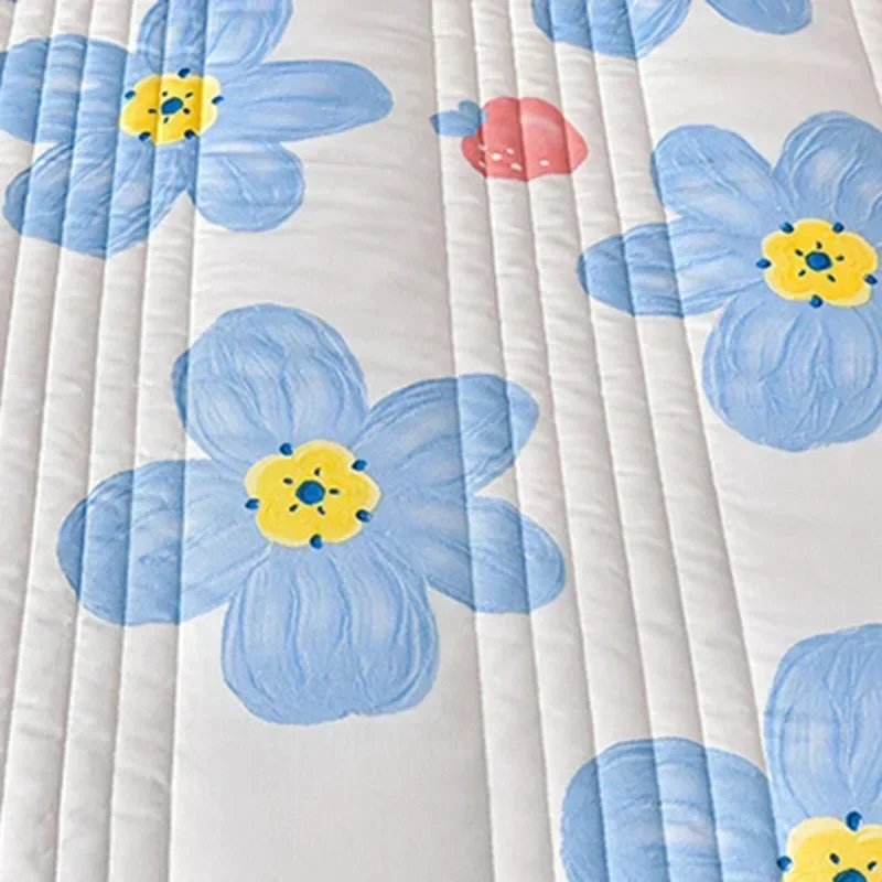 Trapunta trapuntata primavera estate Queen Size Trapunte morbide e confortevoli Lavabile in lavatrice Coperta singola doppia per trapunta da letto 150x200 4