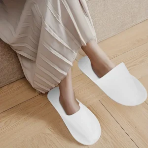 10 paia di pantofole da hotel uomo donna scarpe da viaggio usa e getta in peluche di alta qualità per l'ospitalità domestica ciabatte economiche per gli ospiti SPA 1