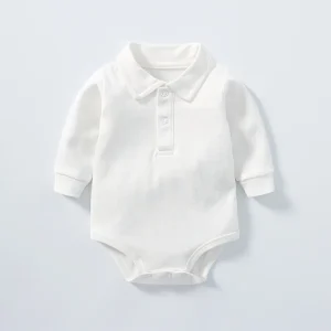 Nuovo arrivato cotone inverno autunno pagliaccetto del bambino tute del bambino manica lunga polo pagliaccetto per neonate ragazzi 1