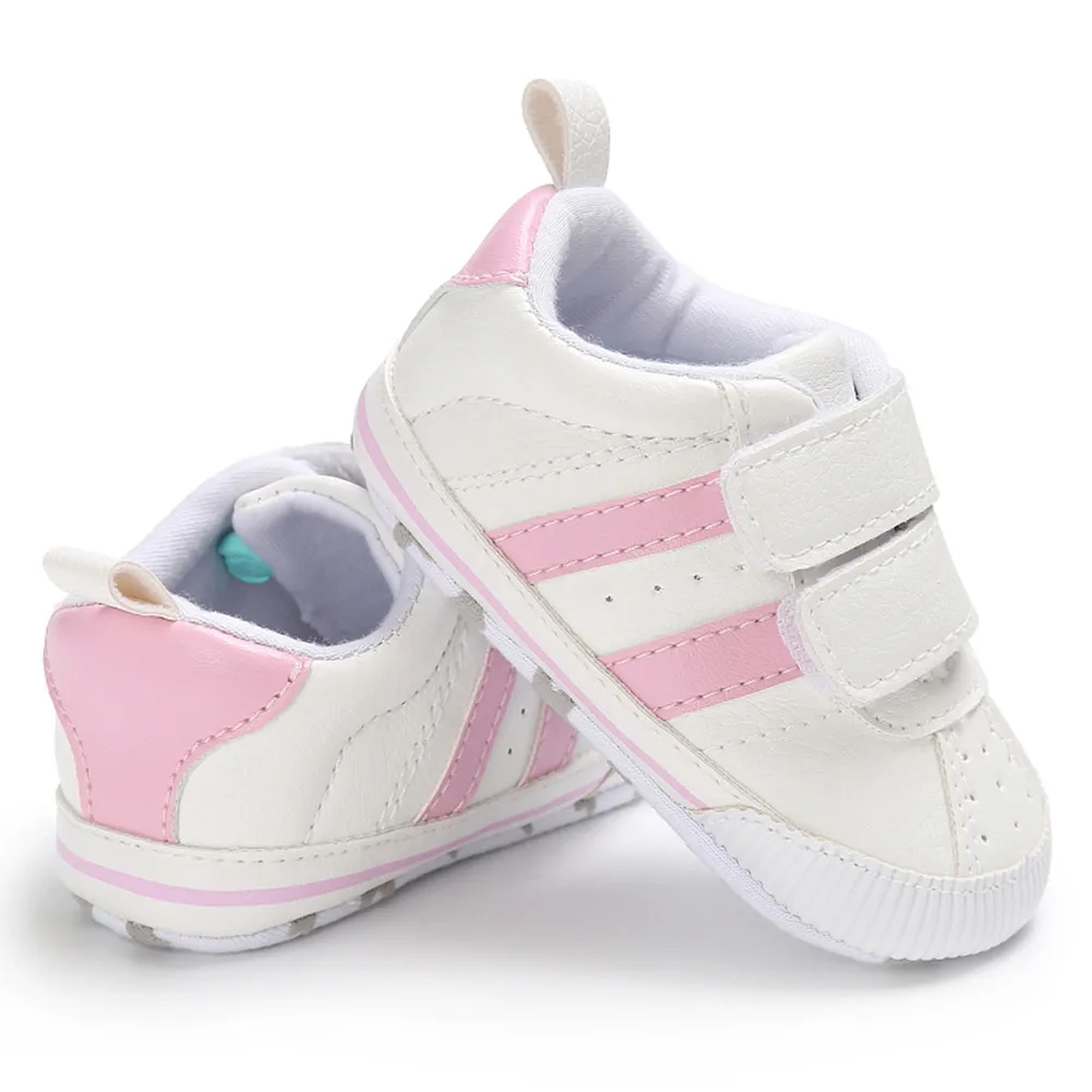 Scarpe da bambino Ragazzo Ragazza Sneaker in cotone morbido suola antiscivolo Neonato Primi camminatori Scarpe da culla casual per bambini 2