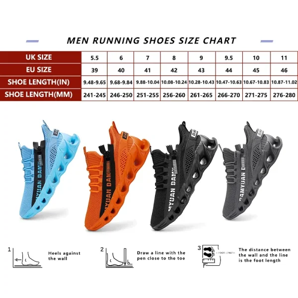 Nuova primavera e autunno con suola morbida da corsa da uomo in mesh traspirante scarpe sportive casual scarpe alla moda da uomo sneaker leggera 6