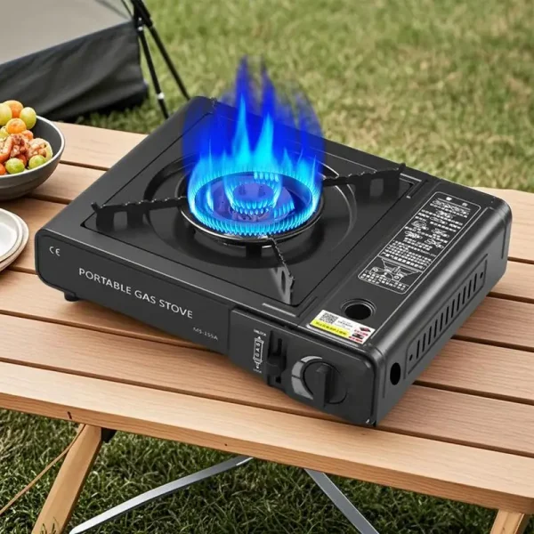 Cocina Portatil Portable Gas Stove With Case Automatic Ignition Precise Heat Control Camping And Outdoor Cooking 2