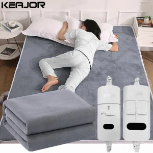Coperta elettrica 220V Termostato automatico più spesso Coperta riscaldante elettrica Scaldacorpo Materasso termico per coperta riscaldata 1