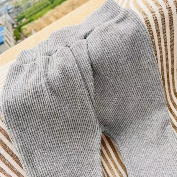Pantaloni da ragazza con volant causale tutto-fiammifero solido adorabile e dolce primavera autunno elastico in vita alla caviglia taglio stivale stile principessa 6