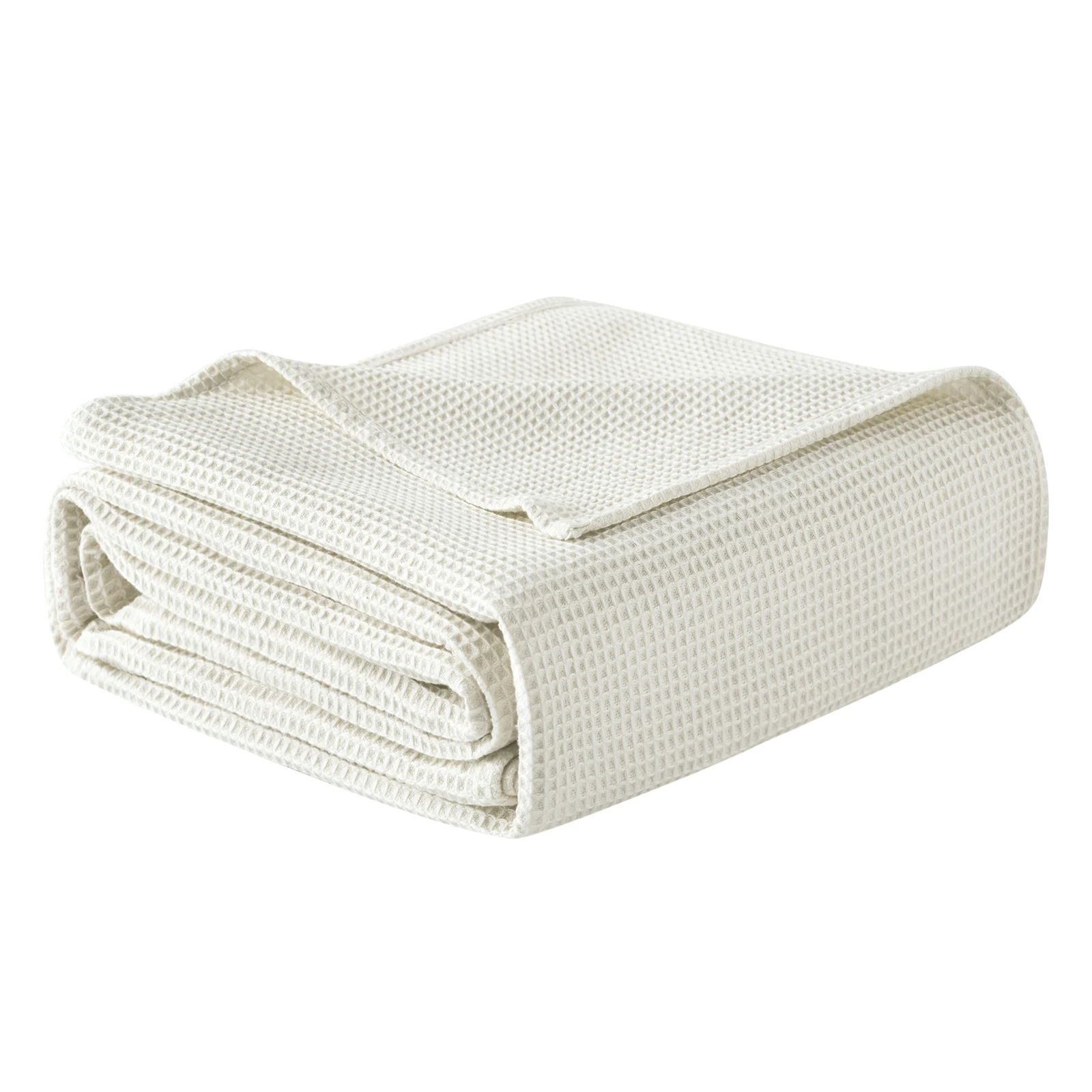 Copriletto 100% cotone Coperta da letto leggera effetto waffle Coperta morbida trapunta per divano letto Soggiorno camera da letto 1