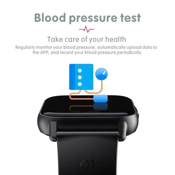 Xiaomi Nuovo 1.69 Pollici Astuto Della Vigilanza Degli Uomini di Temperatura Del Corpo Full Touch Smartwatch Donne Accurato Monitor di Ossigeno Orologio 2023 PK P8 2