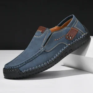 Scarpe da uomo Casual Comode da uomo Slip On Mocassini in pelle Uomo Appartamenti Vendita calda Mocassini Utensili Uomo Nuova pelle fatta a mano 1