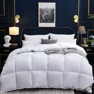 Piumino per la casa Coperta trapuntata invernale Piumino in piuma d'oca Trapunta 100% cotone Coperta King Queen Dimensioni Twin Stitch Одея 이불 이불 1