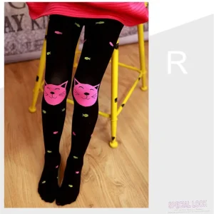 Collant per ragazze per bambini Per ragazze Velluto Colori caramelle Collant per pesci gatto carino per collant per bambini Calza Estate Primavera Nuovo 1