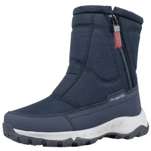Stivali da neve da donna impermeabili da uomo Stivali invernali alti alla caviglia Piattaforma calda in peluche Uomo 2025 Scarpe Stivali da neve antiscivolo da esterno Uomo 1
