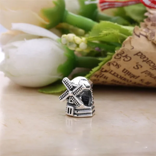 Nuovo ciondolo per costume lanterna sul petto in argento sterling 925 di Ley 925 con perline a catena adatti accessori per bracciale originale gioielli da donna fai da te 5