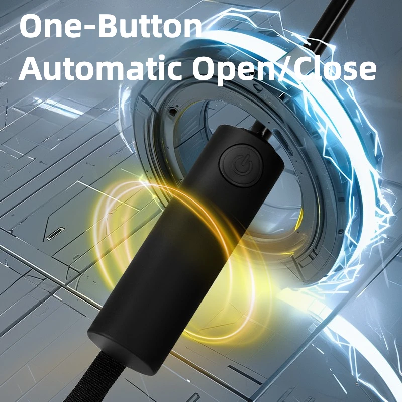 Ombrello automatico antivento 112 stecche rinforzate in fibra di vetro, resistente alle tempeste UV 50+ per uomo donna, ombrelli da pioggia pieghevoli compatti 3