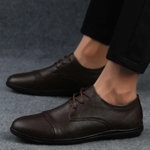 Scarpe Oxford in vera pelle da uomo Scarpe casual all-match Uomo Scarpe da sposa di marca di lusso con pelliccia Scarpe basse da uomo autunno inverno 1